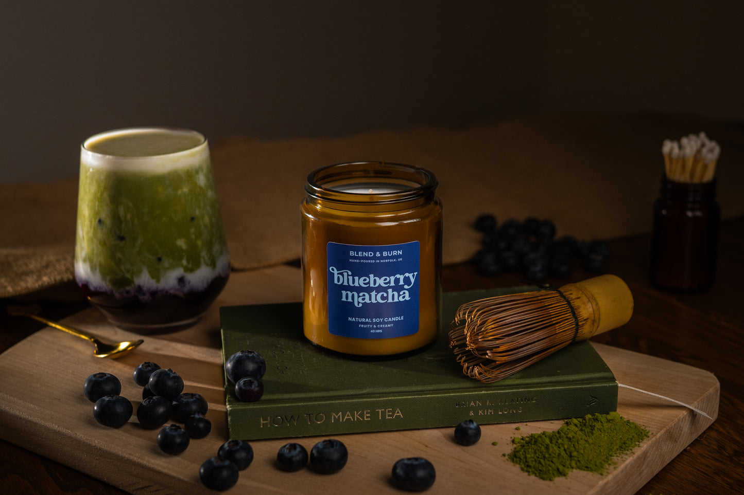 Blueberry Matcha | Tea Scented Candle