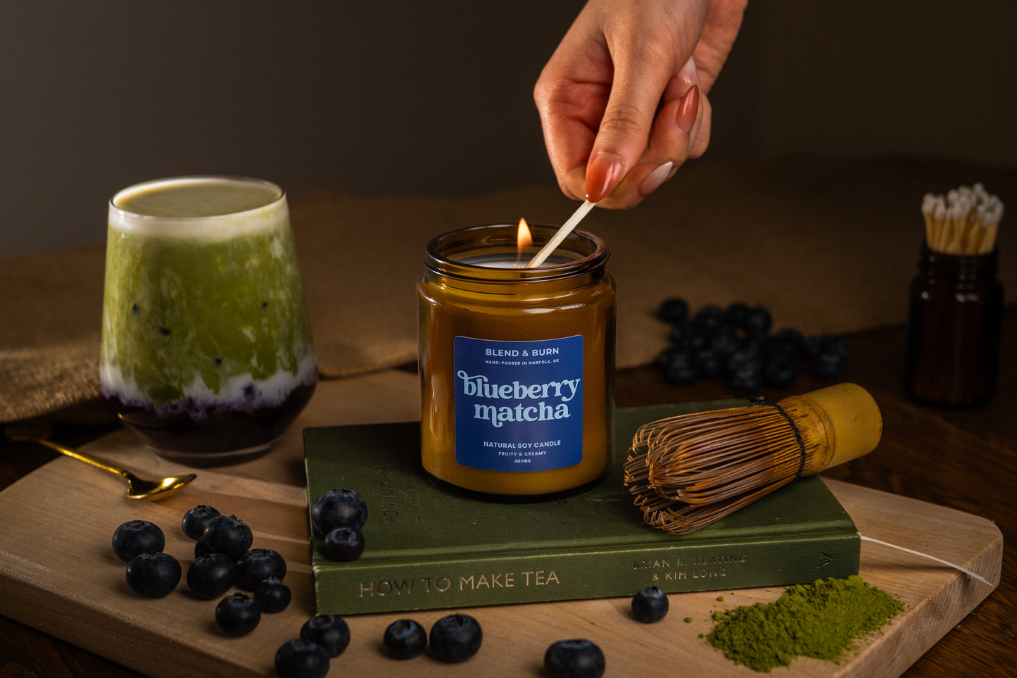 Blueberry Matcha | Tea Scented Candle