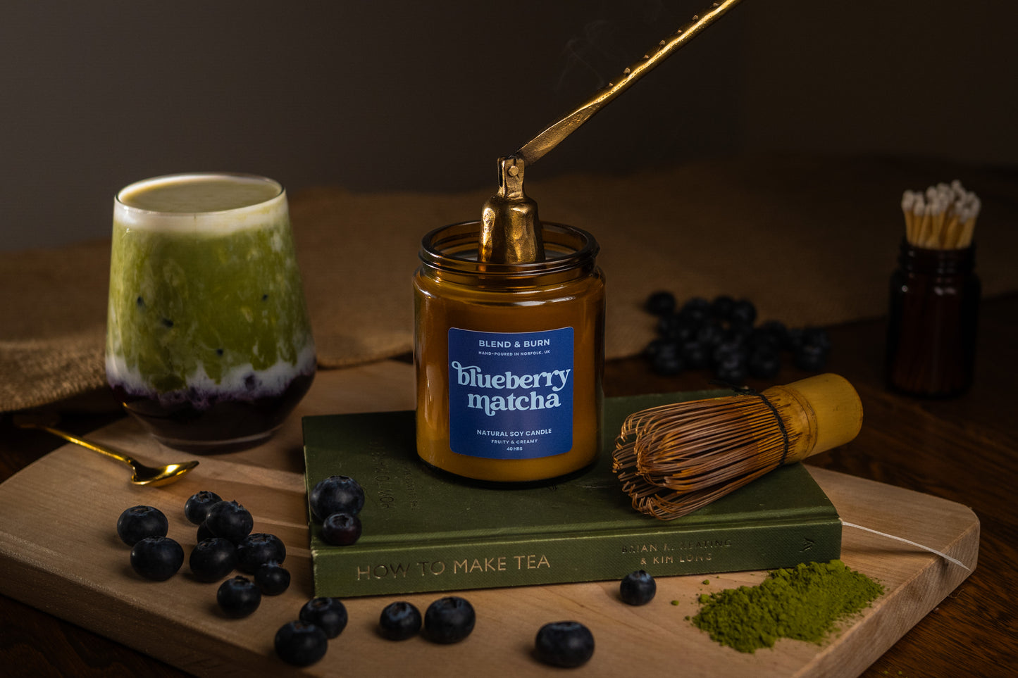 Blueberry Matcha | Tea Scented Candle