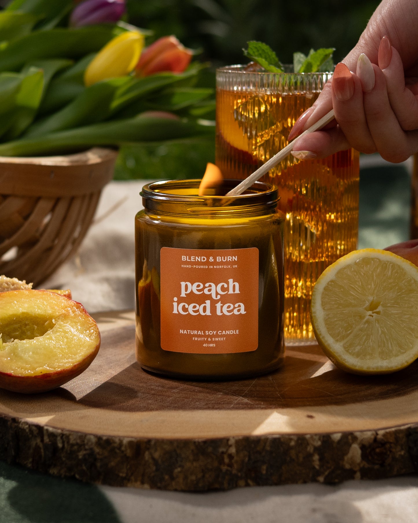 Peach Iced Tea | Tea Scented Candle