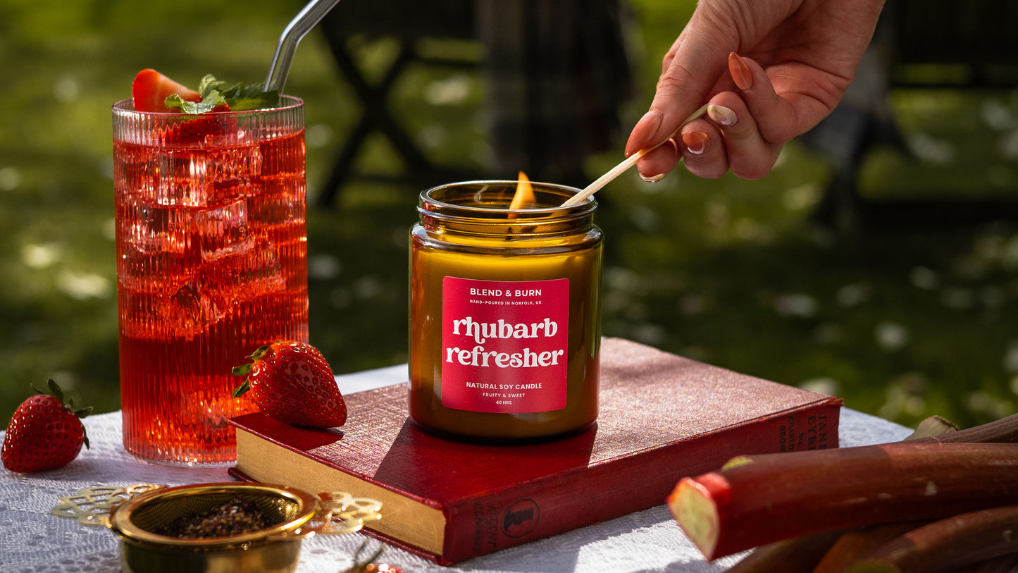 Rhubarb Refresher | Tea Scented Candle