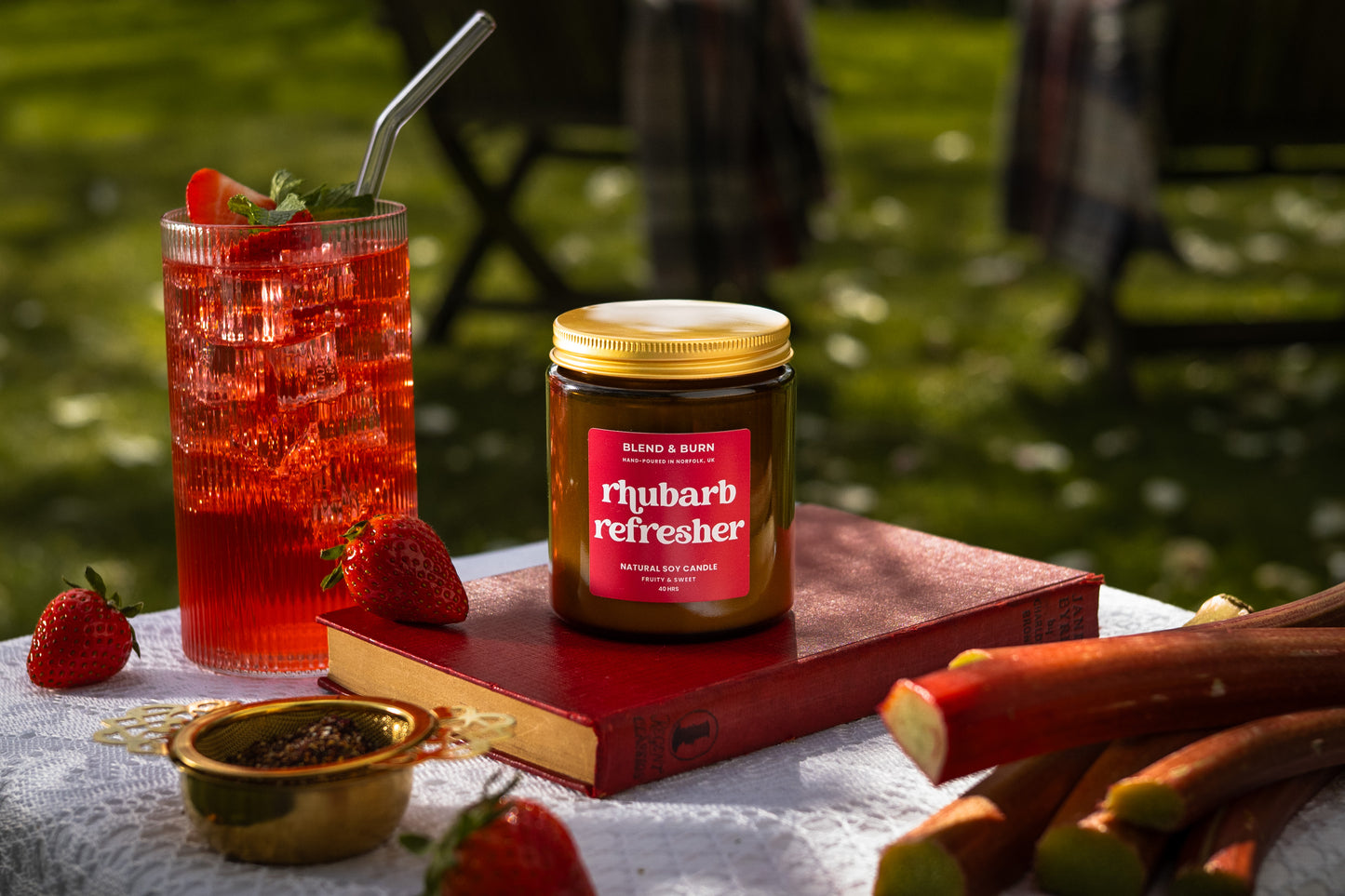Rhubarb Refresher | Tea Scented Candle
