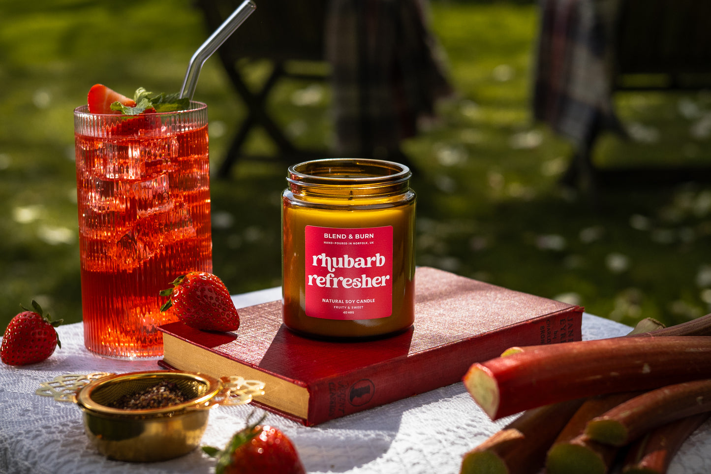 Rhubarb Refresher | Tea Scented Candle