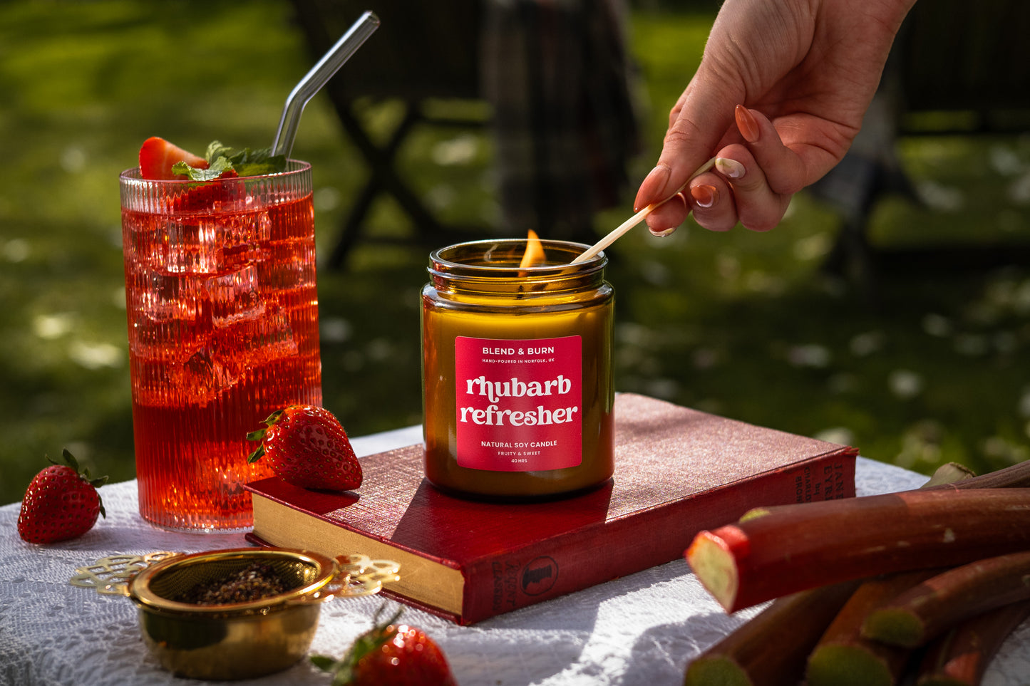 Rhubarb Refresher | Tea Scented Candle