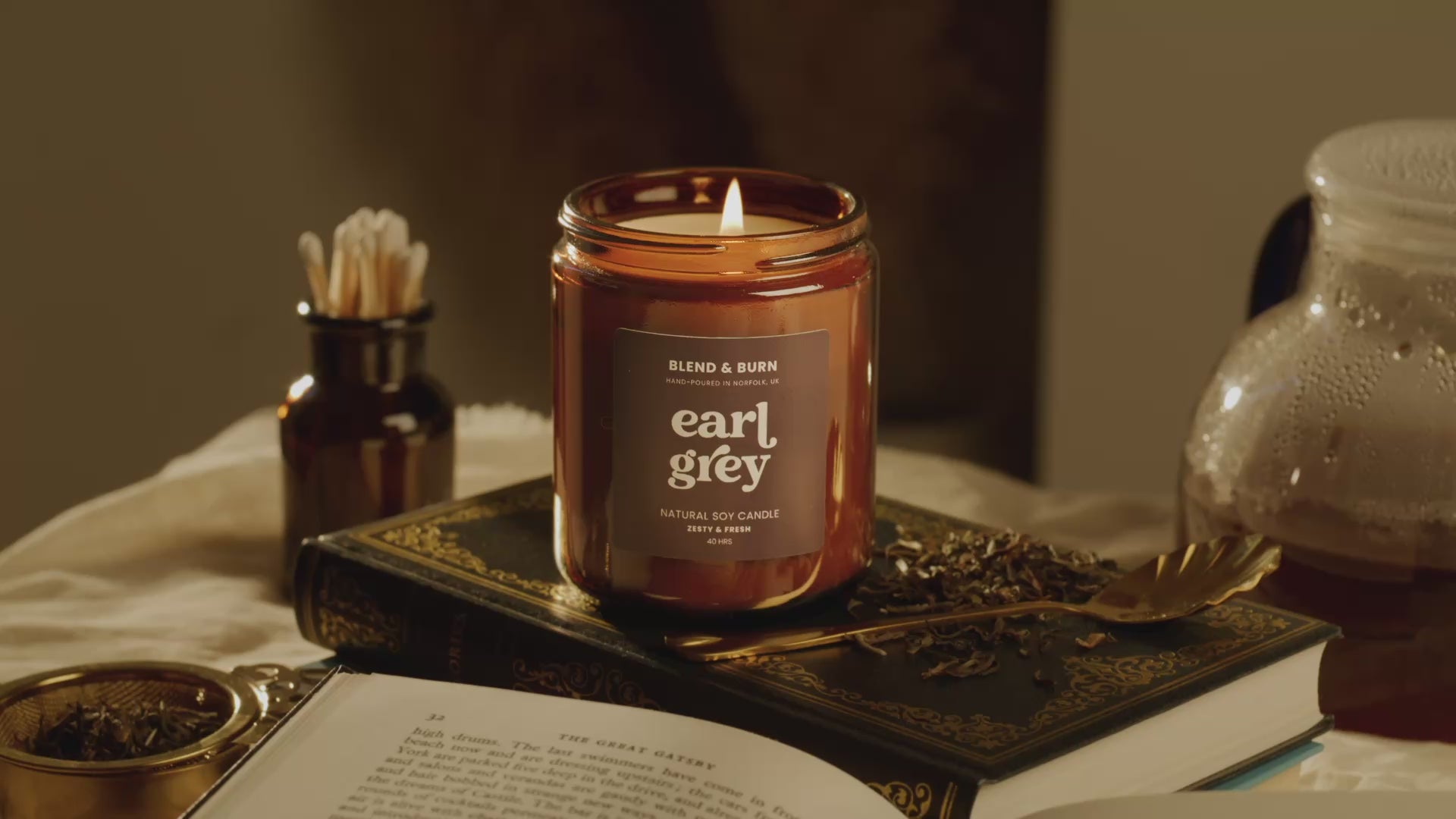 Earl Grey | Tea Scented Candle – Blend & Burn